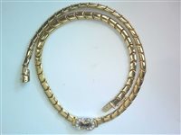 Collana Giorgio Visconti Donna in Oro Zaffiro 0.23 Ct ORO 750/°°° GB - ORO 750/°°° GB